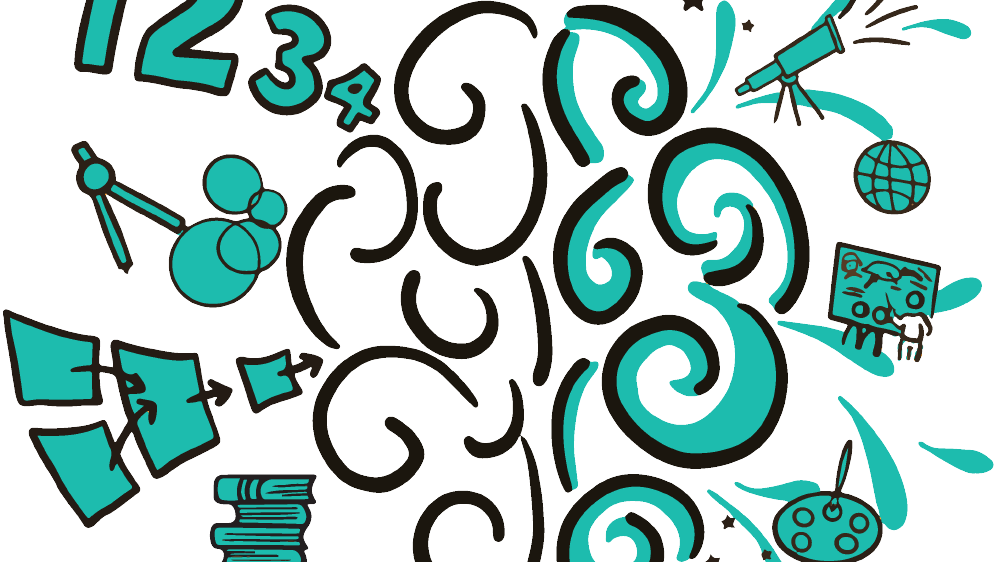 an illustration of the left and right side of the brain for creativity and thinking