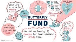 Infographic showing Butterfly Fund purpose