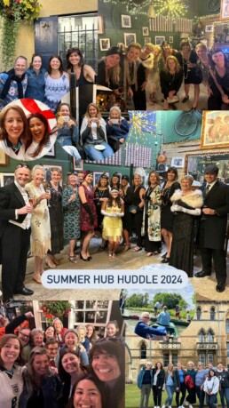 Photo collage of Hub in Oxford