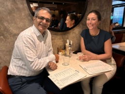 Photo Yogesh Dani and Anna Preston